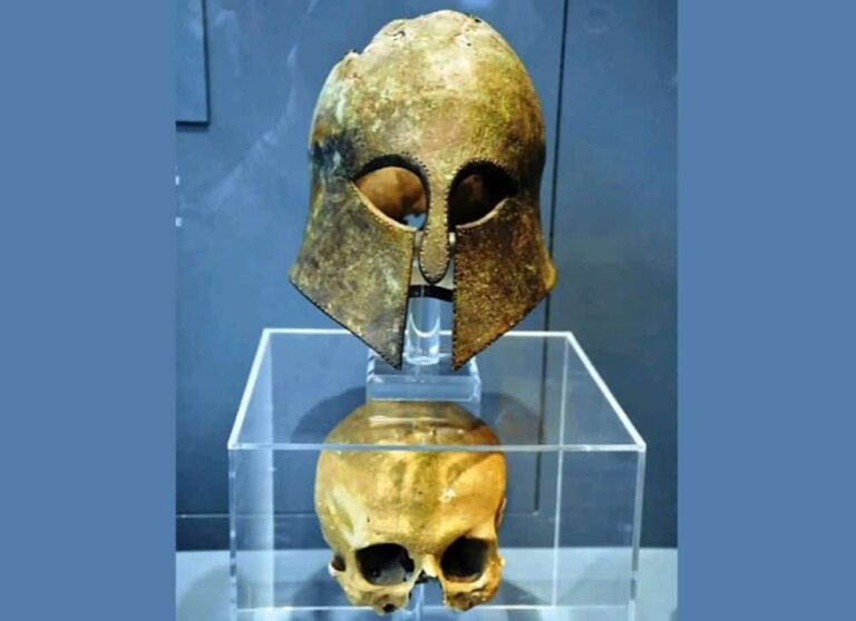Corinthian Helmet of Soldier from the Battle of Marathon