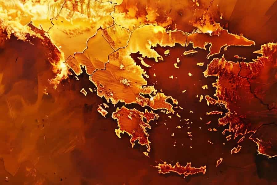 Η Ελλάς Στην Πυρά!