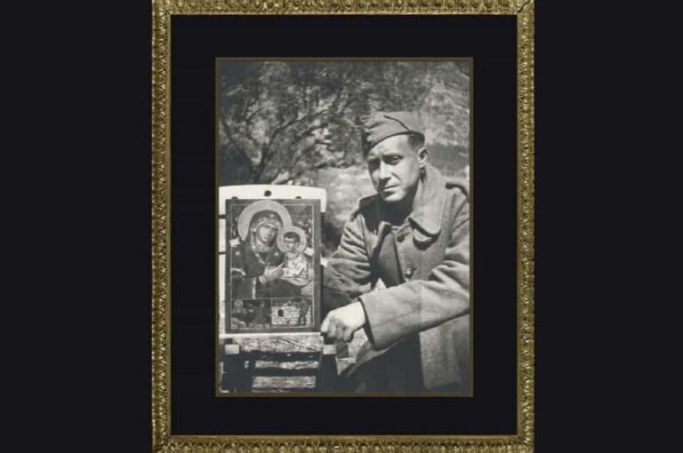 Ἔτσι περιγράφει ὁ Γιάννης Τσαρούχης τὸ ὅραμα πού εἶχε ὁ Ἠπειρώτης συμπολεμιστὴς καὶ ἀνθυπασπιστὴς τοῦ 40οῦ Συντάγματος Εὐζώνων Ἄρτας, Νικόλαος Γκάτζαρος